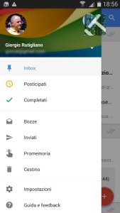 L'applicazione per android