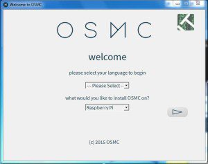 Il programma di installazione di OSMC